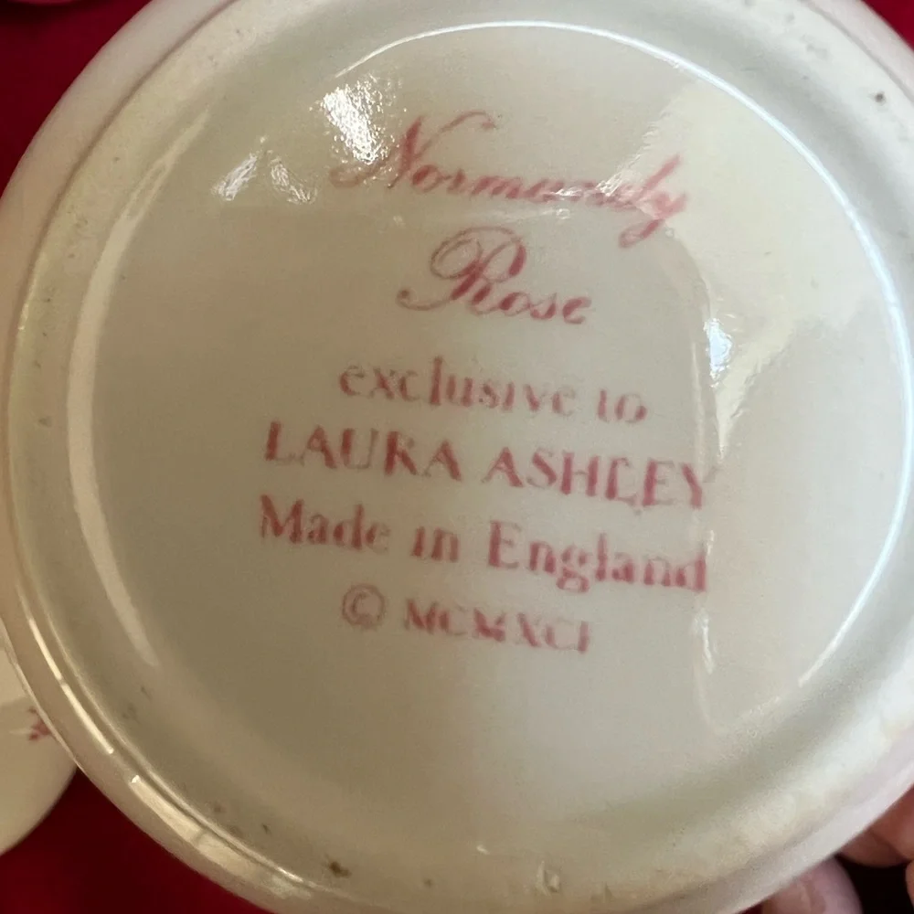 Vintage Laura Ashley Cannister